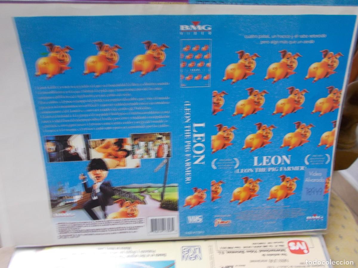 Kino: LEON THE PIG FARMER EN ESPA&Ntilde;OL (ORIGINAL DE VIDEO CLUB)(SOLO CARATULA)