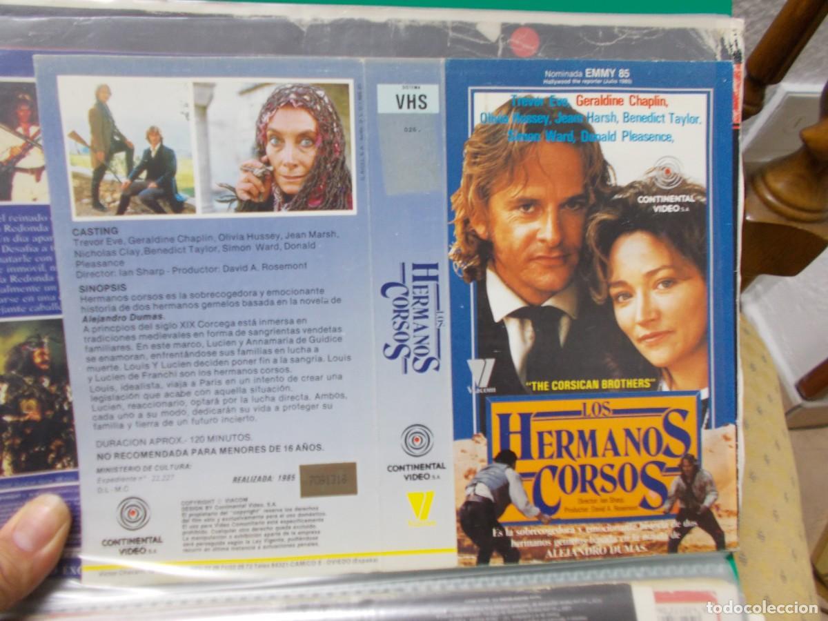 Kino: LOS HERMANOS CORSOS (ORIGINAL DE VIDEO CLUB) (SOLO CARATULA)