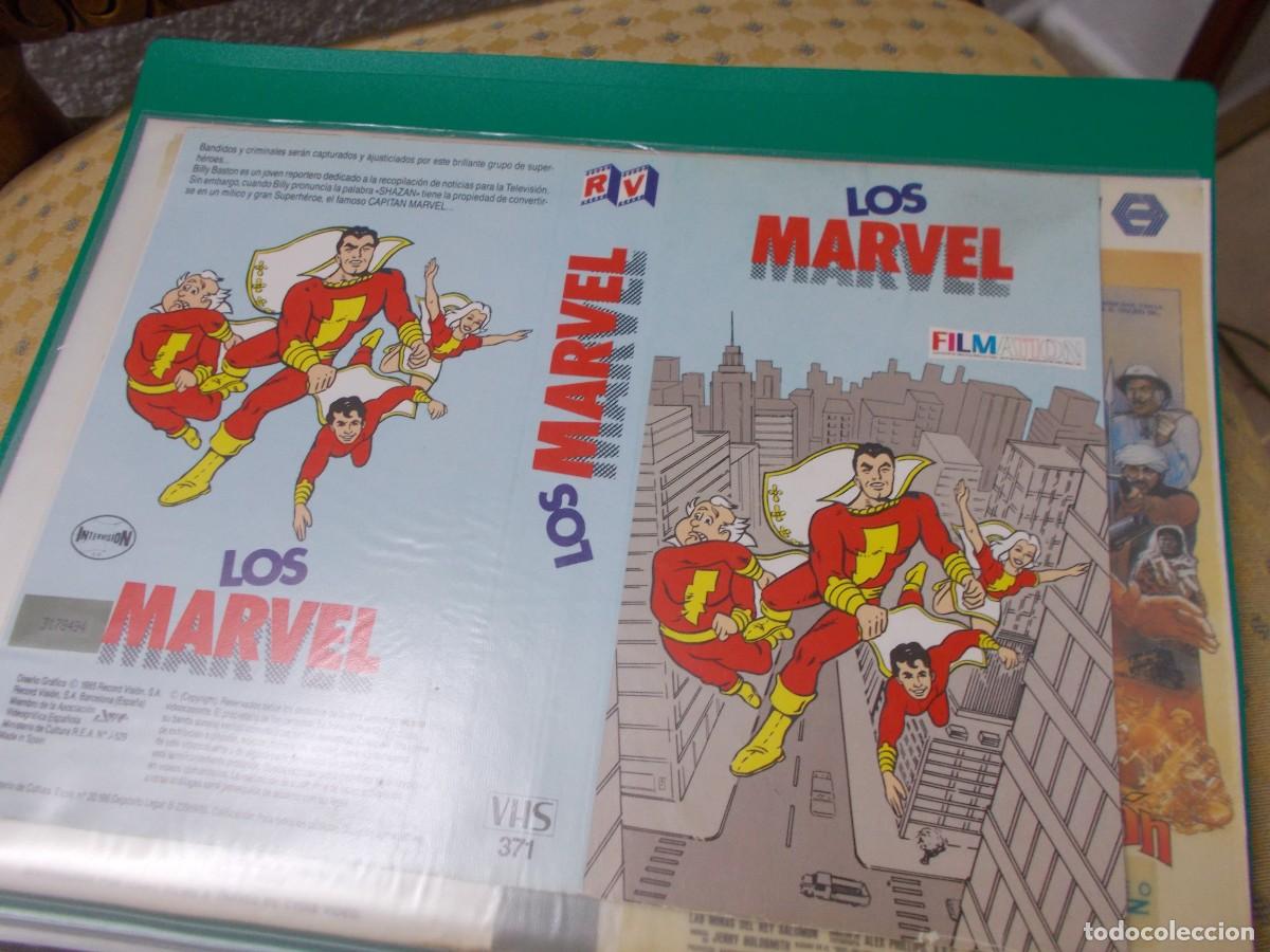 Cinema: LOS MARVEL ''''CARATULA ORIGINAL DE VIDEO CLUB ''''SOLO CARATULA''''