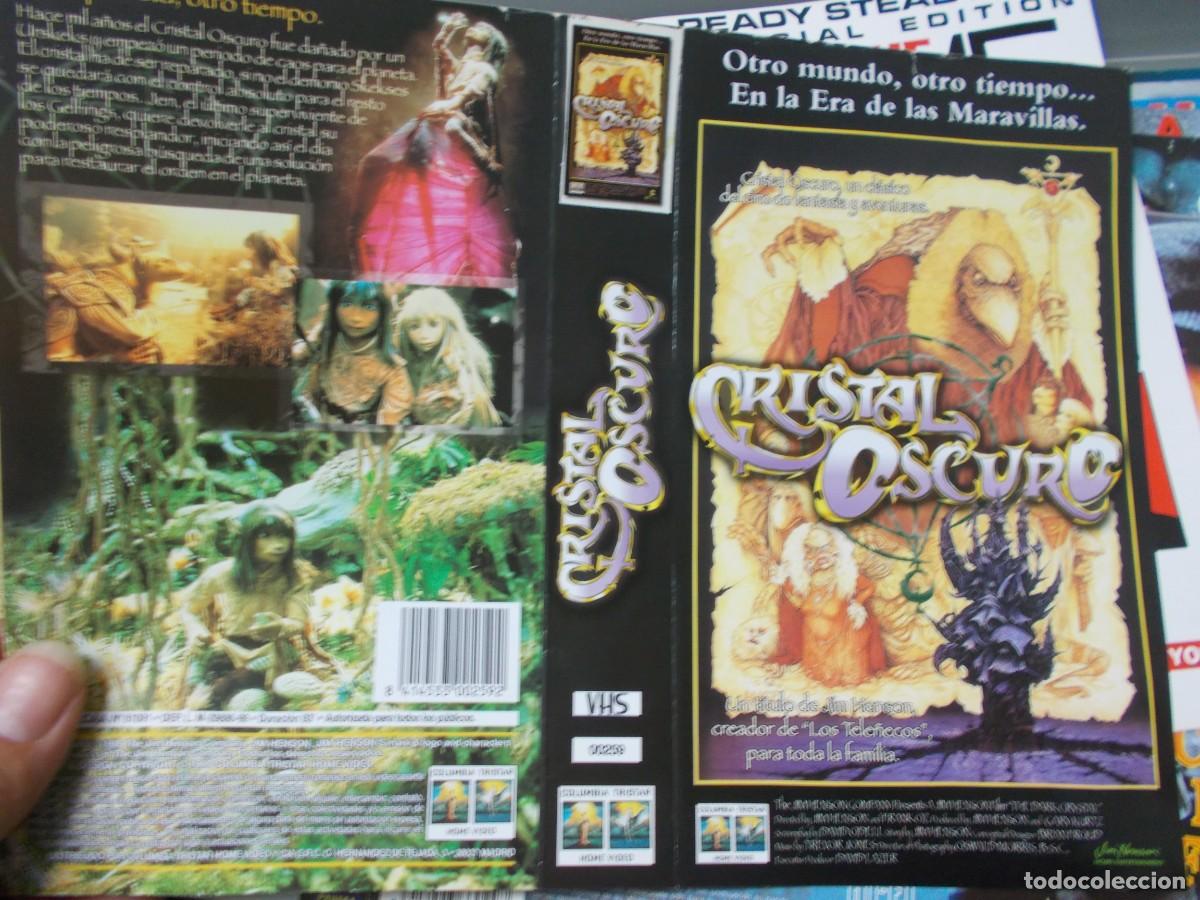 Kino: CRISTAL OSCURO ''''CARATULA ORIGINAL DE VIDEO CLUB ''''SOLO CARATULA''''