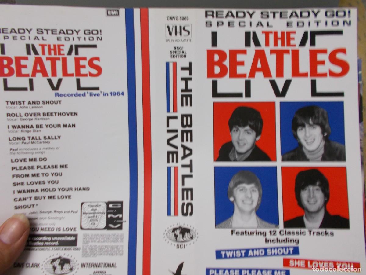 Cinema: THE BEATLES LIVE ''''CARATULA ORIGINAL DE VIDEO CLUB ''''SOLO CARATULA''''