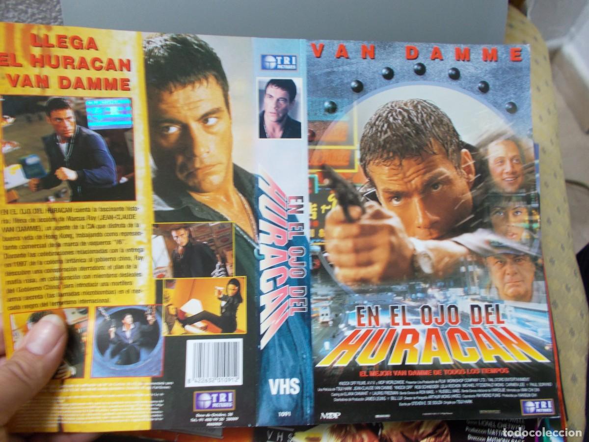 Cinema: EN EL OJO DEL HURACAN ''''CARATULA ORIGINAL DE VIDEO CLUB ''''SOLO CARATULA''''