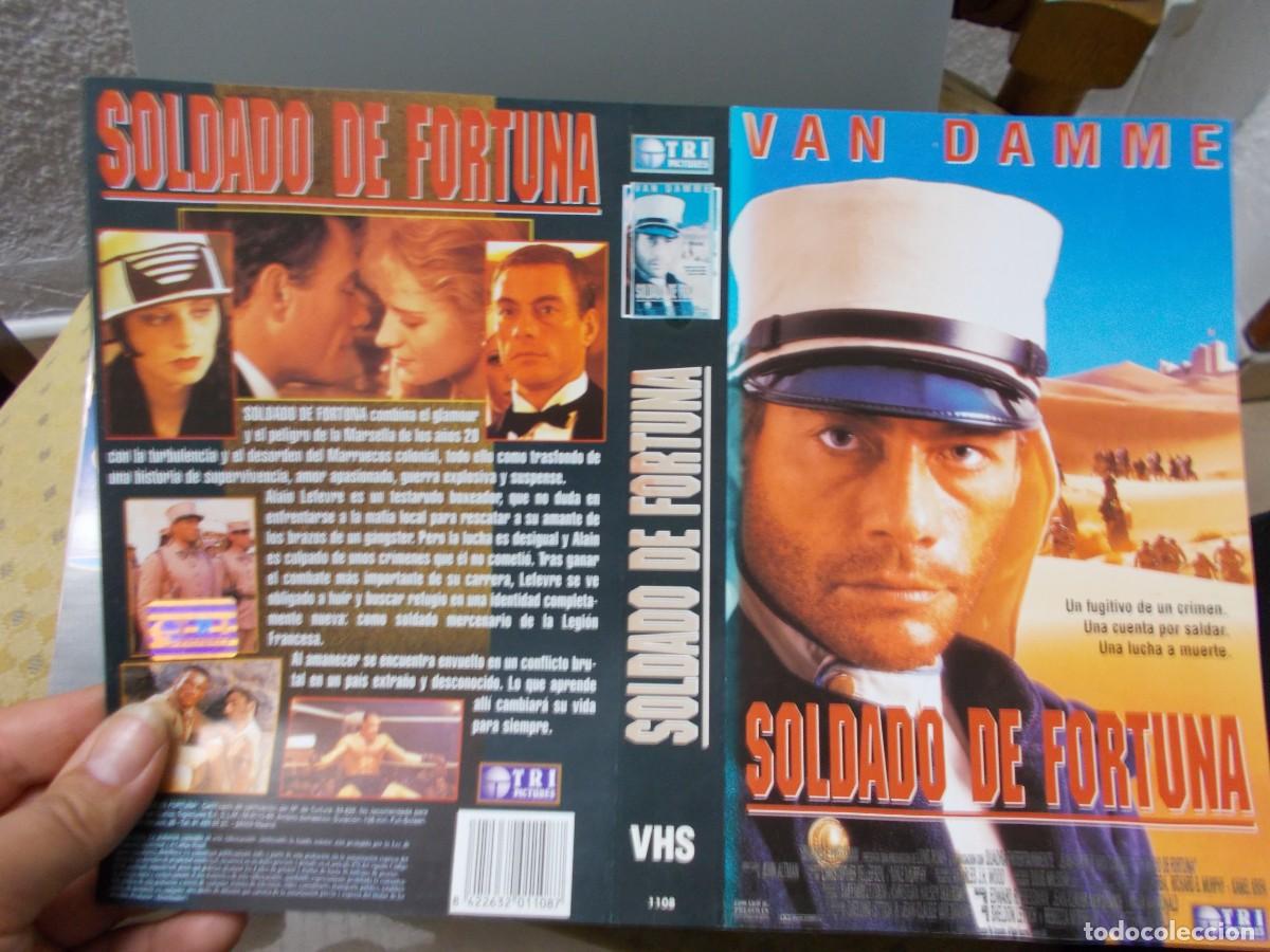 Cinema: SOLDADO DE FORTUNA CAJA GRANDE ''''CARATULA ORIGINAL DE VIDEO CLUB ''''SOLO CARATULA''''