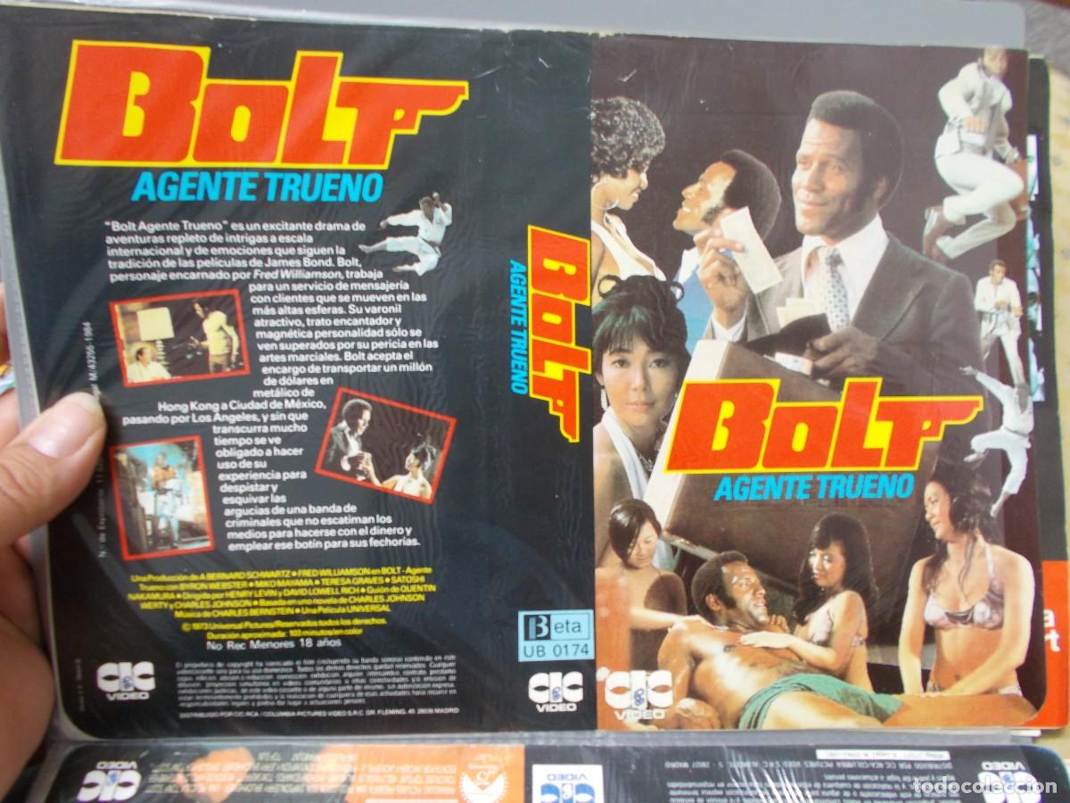 Cin&eacute;ma: BOLT AGENTE TRUENO &acute;CARATULA ORIGINAL DE VIDEO CLUB &acute;SOLO CARATULA &acute;''''