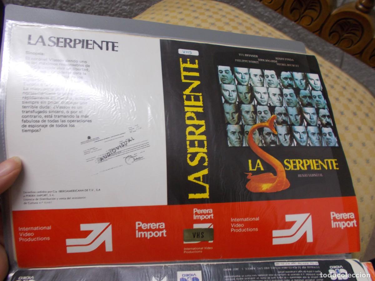 Cin&eacute;ma: LA SEPIENTE &acute;CARATULA ORIGINAL DE VIDEO CLUB &acute;SOLO CARATULA &acute;''''