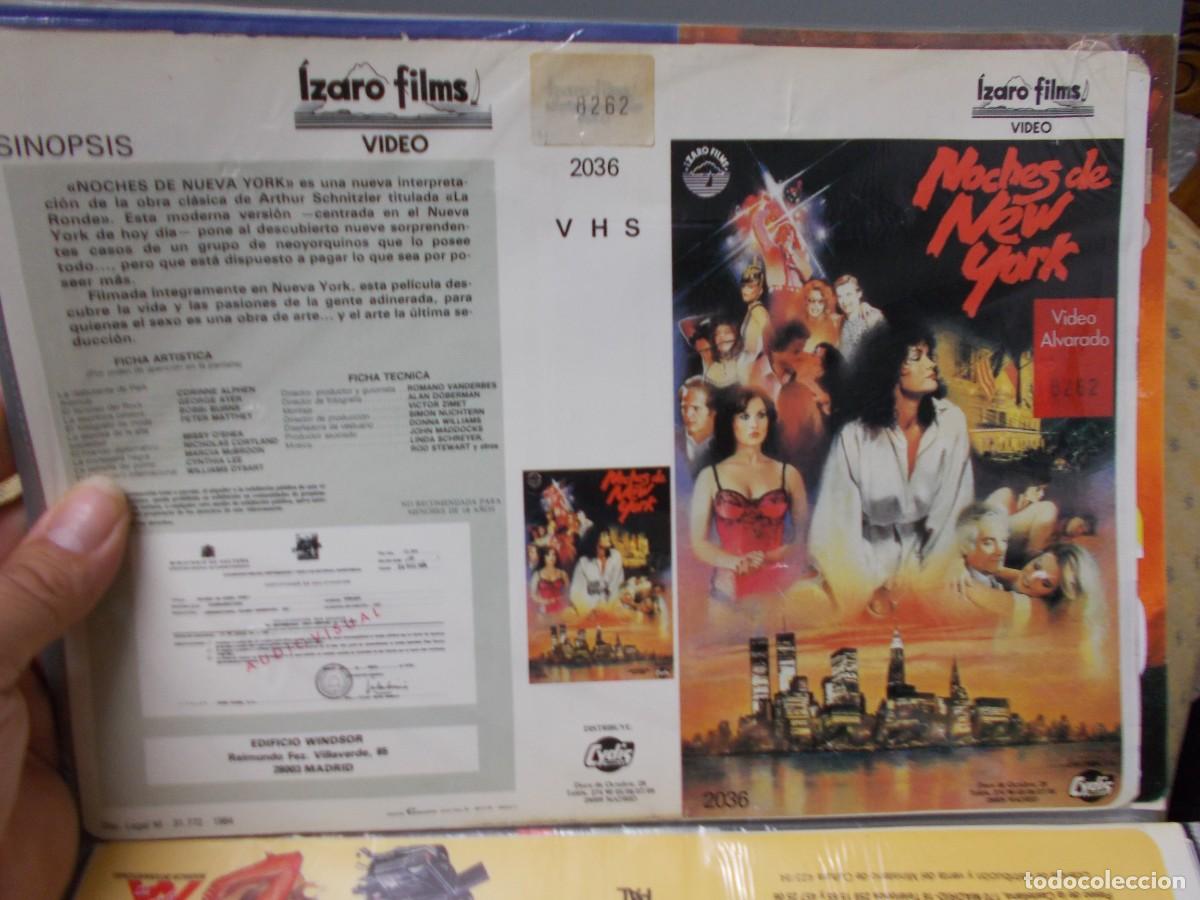 Cin&eacute;ma: NOCHES NEW YORK &acute;CARATULA ORIGINAL DE VIDEO CLUB &acute;SOLO CARATULA &acute;''''