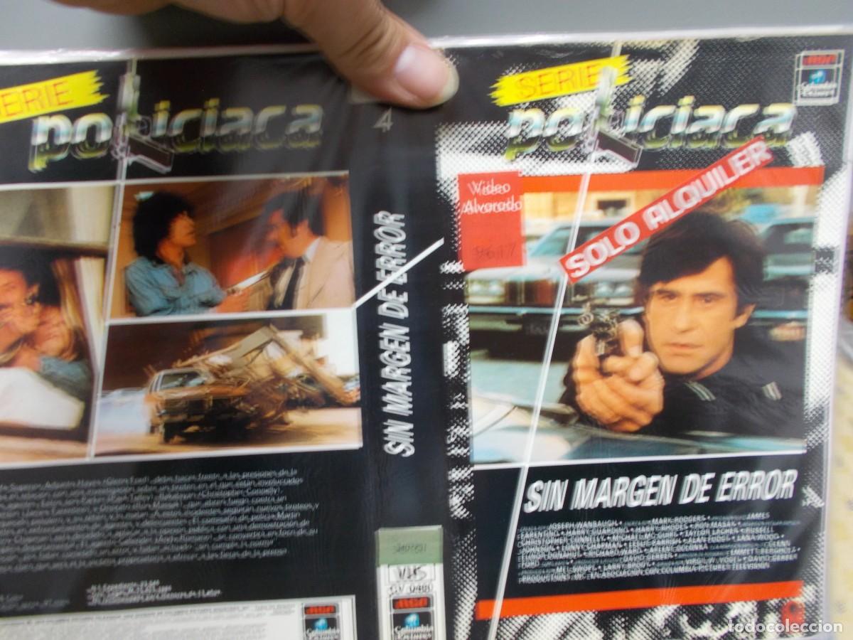 Cinema: SIN MARGEN DE ERROR &acute;CARATULA ORIGINAL DE VIDEO CLUB &acute;SOLO CARATULA &acute;''''