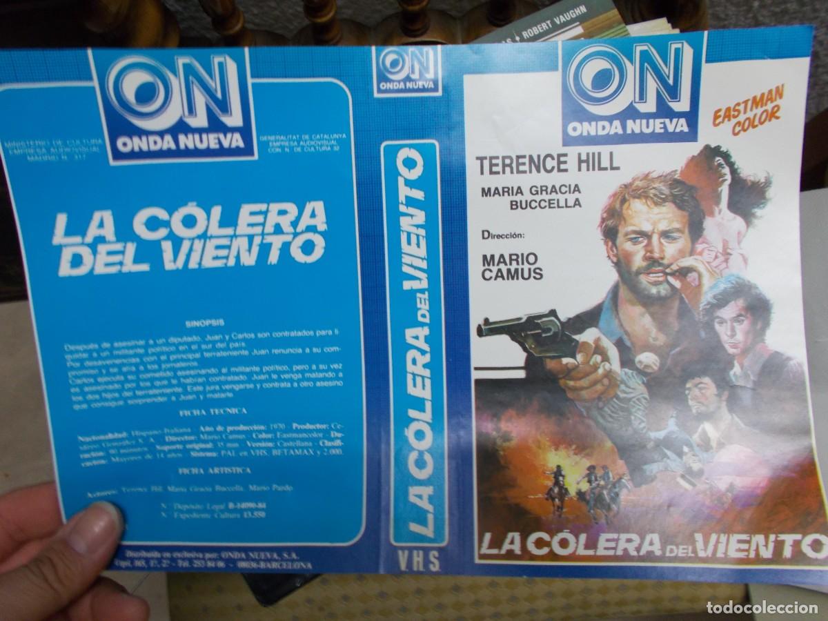 Cin&eacute;ma: LA COLERA DEL VIENTO CARATULA ORIGINAL DE VIDEO CLUB SOLO CARATULA