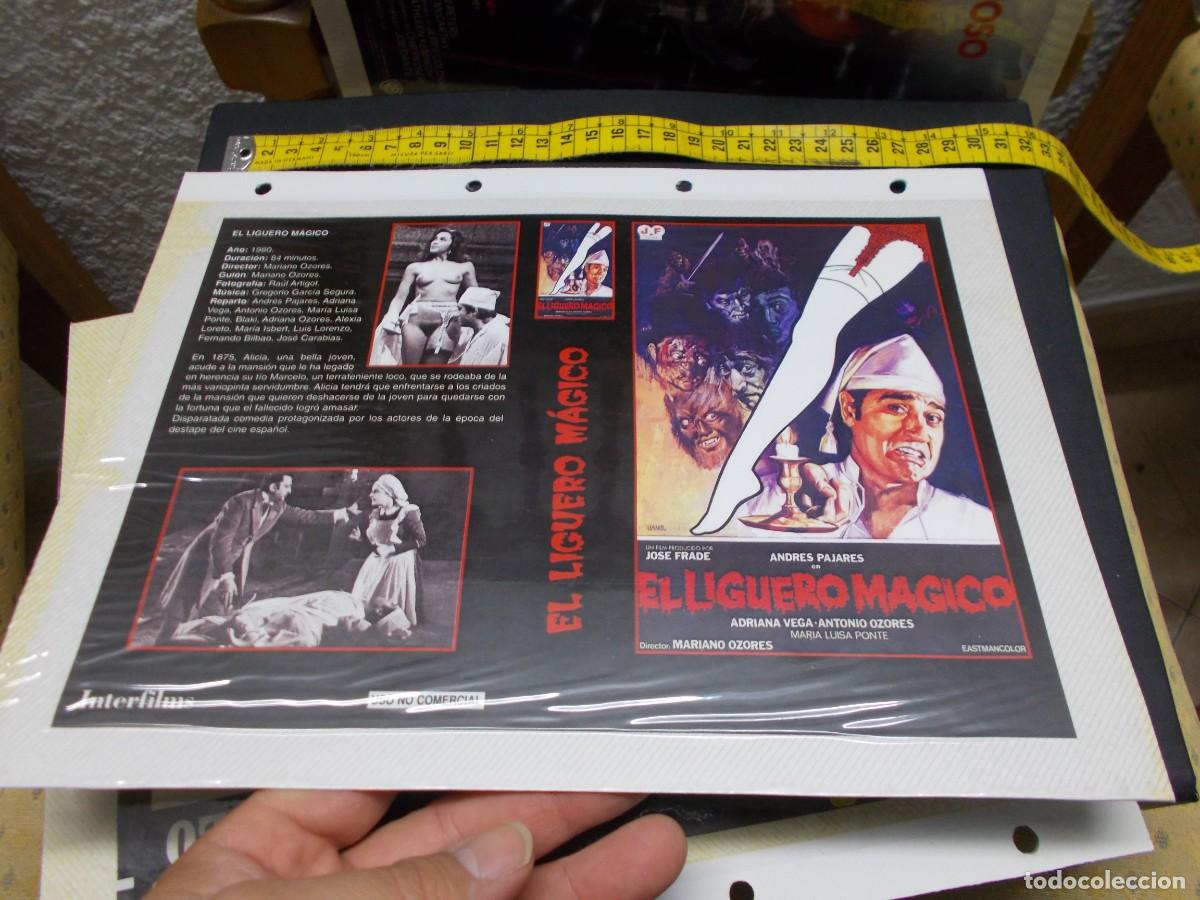 Cin&eacute;ma: EL LIGUERO MAGICO CARATULA COMERCIAL A&Ntilde;OS 80 90 SOLO CARATULA