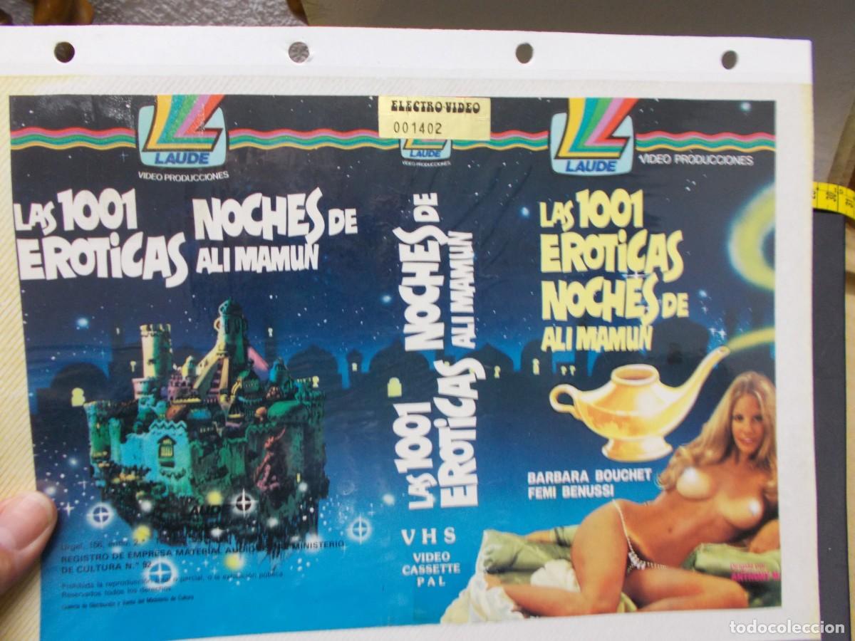 Cin&eacute;ma: LAS 1.001 NOCHES EROTICAS NOCHES DE ALI MAMUN CARATULA ORIGINAL DE VIDEO CLUB