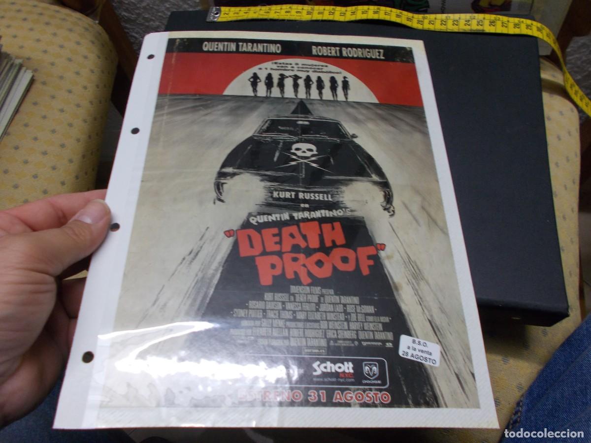 Cin&eacute;ma: DEATH PROOF FOLIO POSIBLE MENTE DE REVISTA A&Ntilde;OS 80 90