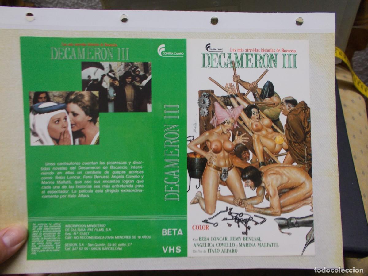 Cin&eacute;ma: DECAMERON 3 CARATULA ORIGINAL SOLO CARATULA