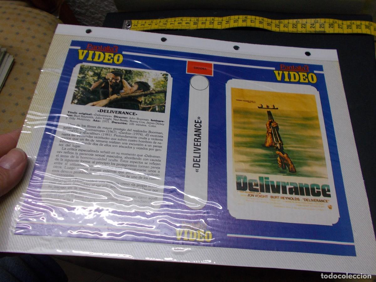 Cin&eacute;ma: DELIVRANCE CARATULA COMERCIAL A&Ntilde;OS 80 90 SOLO CARATULA Y FOLIO