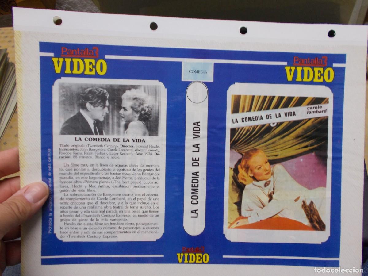 Kino: LA COMEDIA DE LA VIDA ,,CARATULA COMERCIAL A&Ntilde;OS 80 90 SOLO CARATULA,,