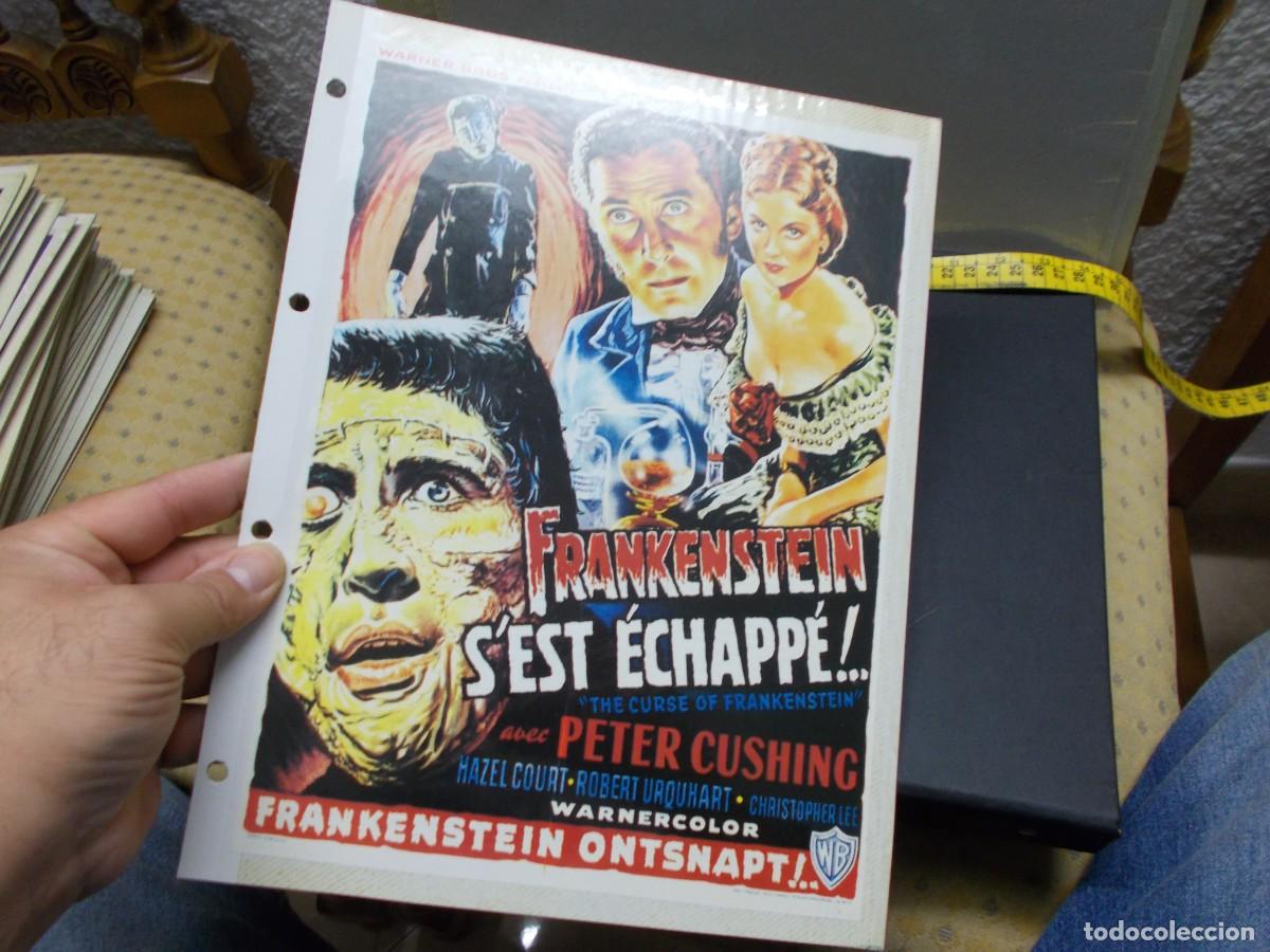 Cine: LA MALDICION DE FRANKENSTEIN ,,CARATULA COMERCIAL ,,Y PORTADA LAS DOS A&Ntilde;OS 80 90 SOLO CARATULA,,