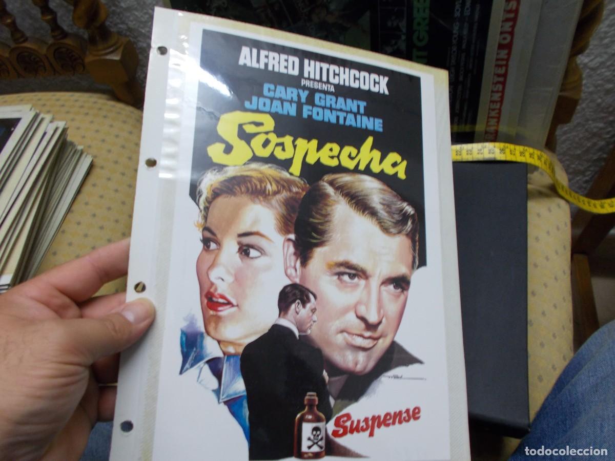 Cin&eacute;ma: SOSPECHA ,,CARATULA COMERCIAL,Y FOLIO LAS 2 A&Ntilde;OS 80 90 SOLO CARATULA,,