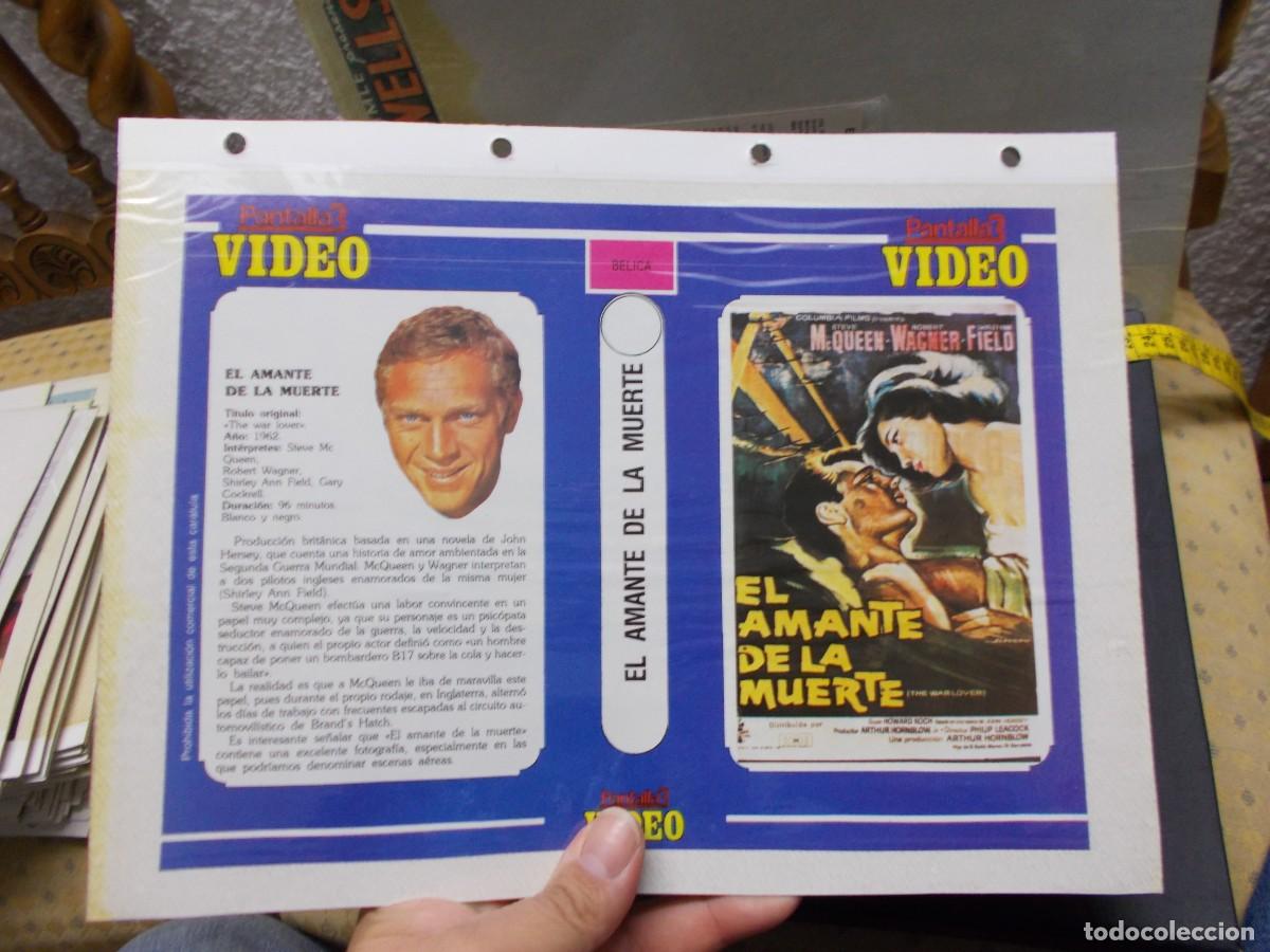 Cin&eacute;ma: EL AMANTE DE LA MUERTE ,,CARATULA COMERCIAL A&Ntilde;OS 80 90 SOLO CARATULA,,