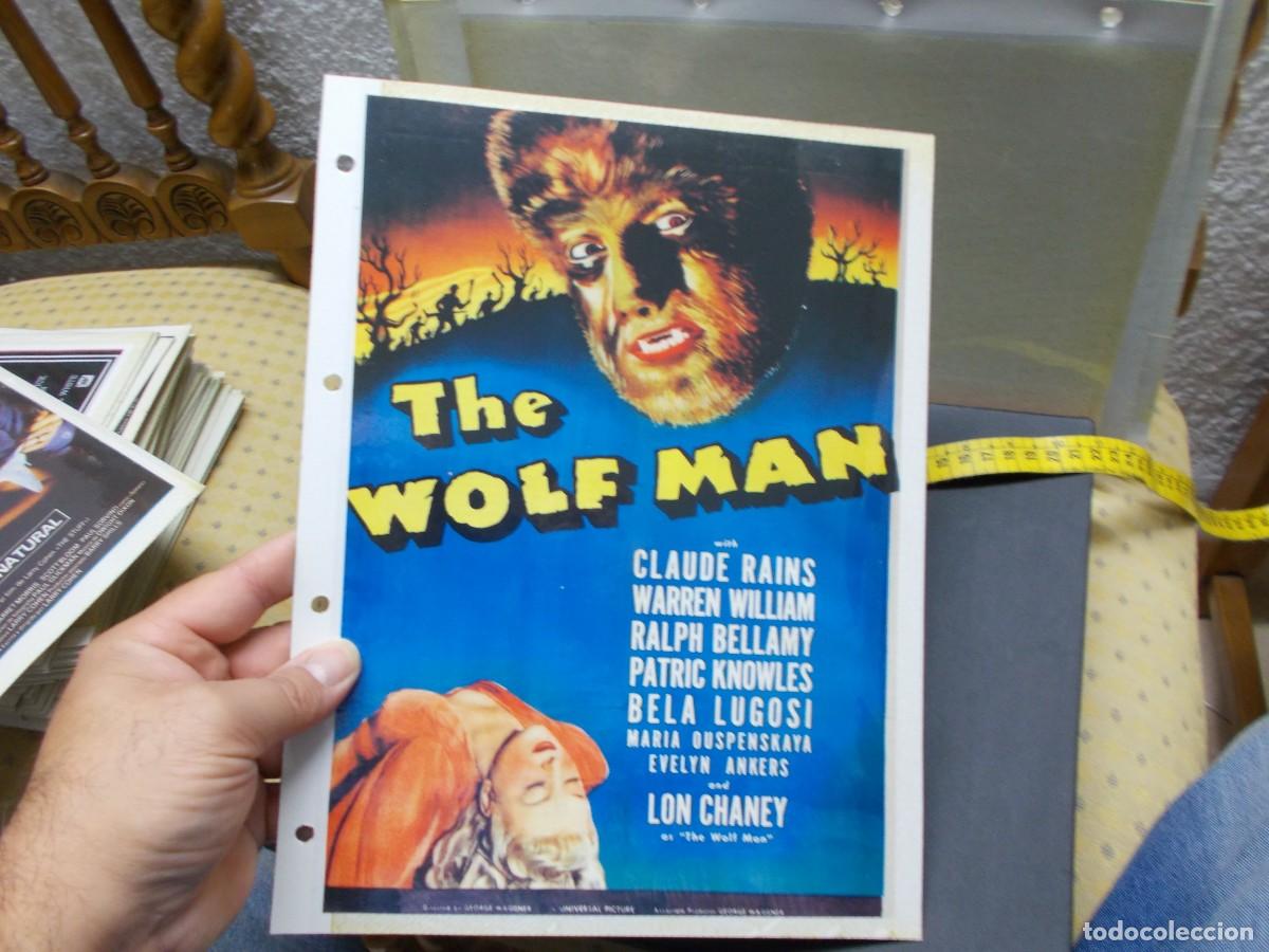 Cin&eacute;ma: THE WOLF MAN TAMA&Ntilde;O FOLIO A&Ntilde;OS 80 90