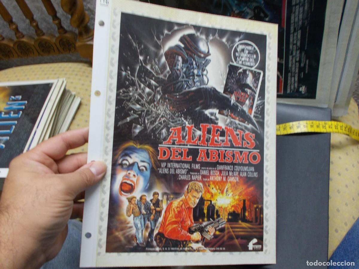 Cine: ALIENS DEL ABISMO TAMA&Ntilde;O FOLIO