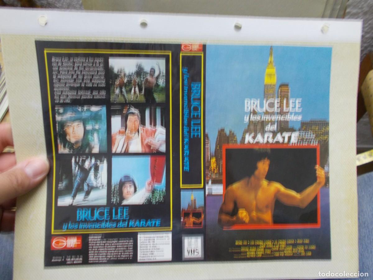 Kino: BRUCELEE Y LOS INVENCIBLES DEL KARATE CARATULA ORIGINAL