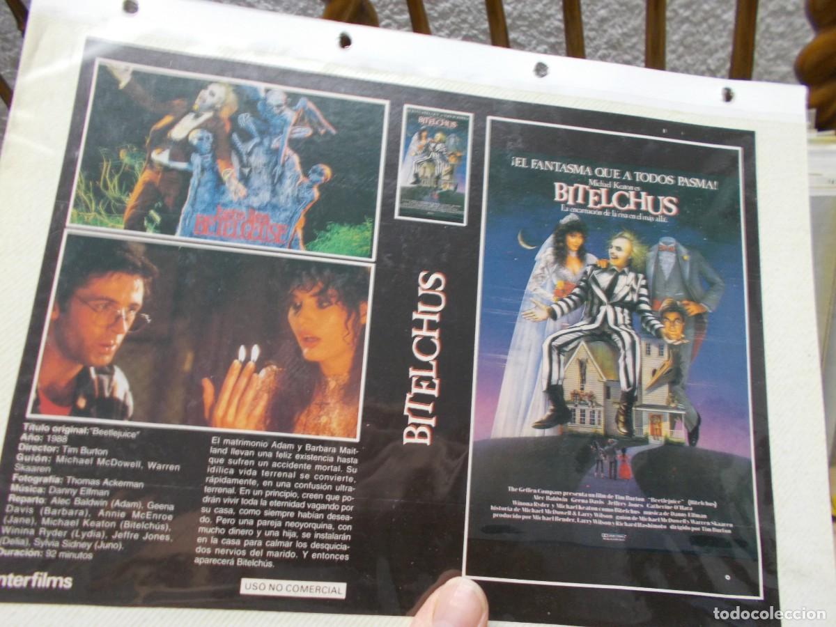 Cine: BITELCHUS ,,CARATULA COMERCIAL, MAS FOLIO A&Ntilde;OS 80 90 SOLO CARATULA,,