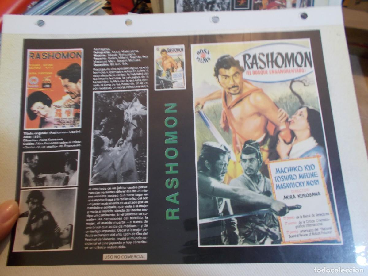 Cinema: RASHOMON ,,CARATULA COMERCIAL SOLO CARATULA Y FOLIO