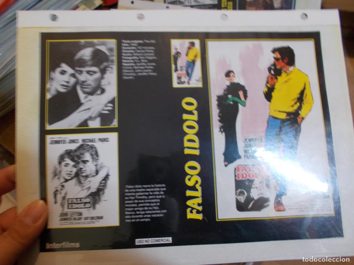 Cinema: FALSO IDOLO,,CARATULA COMERCIAL SOLO CARATULA Y FOLIO