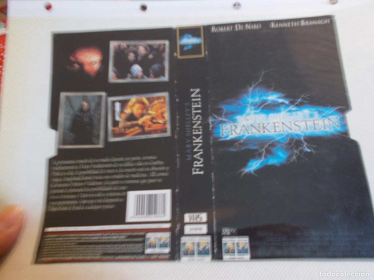 Cine: FRANKENSTEIN ,, CARATULA COMERCIAL MAS FOLIO SOLO CARATULA, Y FOLIO ..