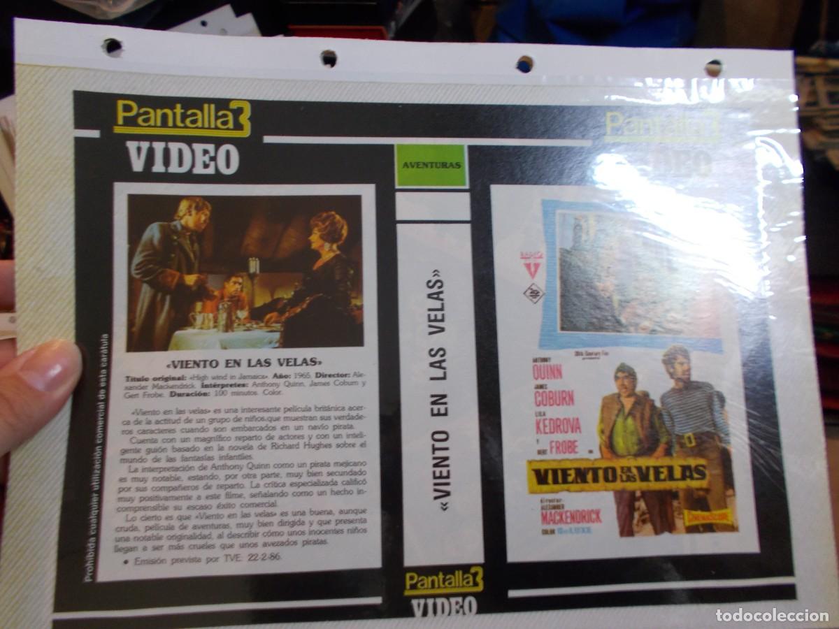 Cine: VIENTO EN LAS VELAS ,, CARATULA COMERCIAL SOLO CARATULA, ..