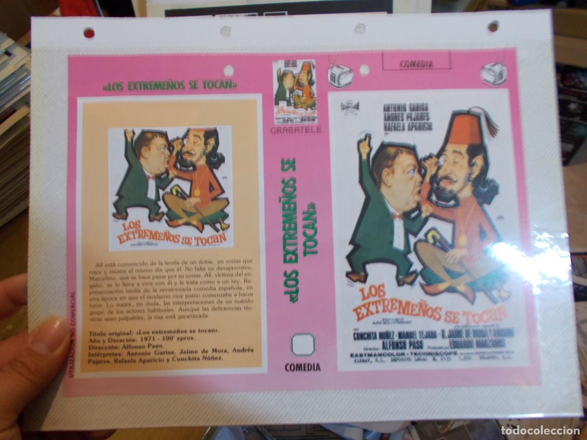 Cine: LOS EXTREME&Ntilde;OS SE TOCAN ,, CARATULA COMERCIAL MAS FOLIO SOLO CARATULA, Y FOLIO ..