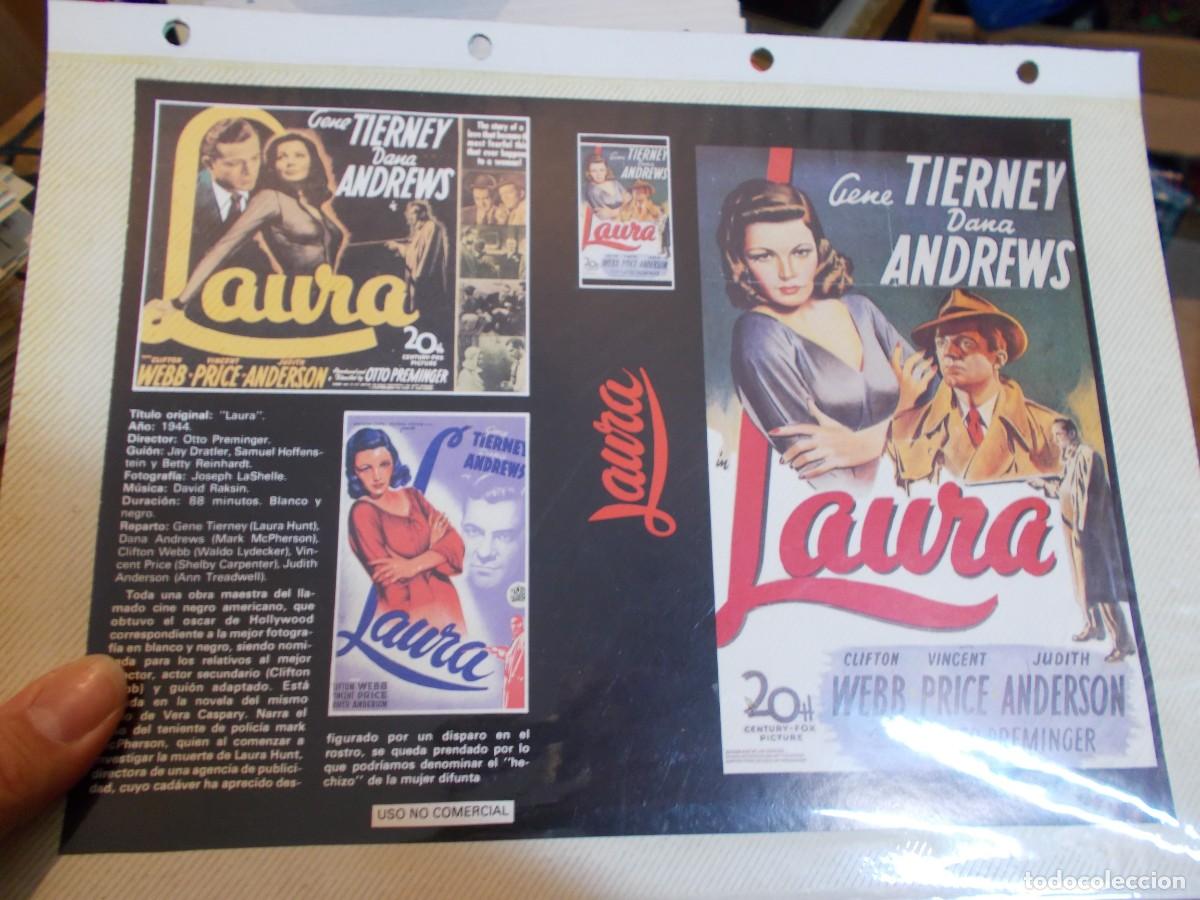 Cinema: LAURA ,SOLO CARATULA CARATULA COMERCIAL MAS FOLIO