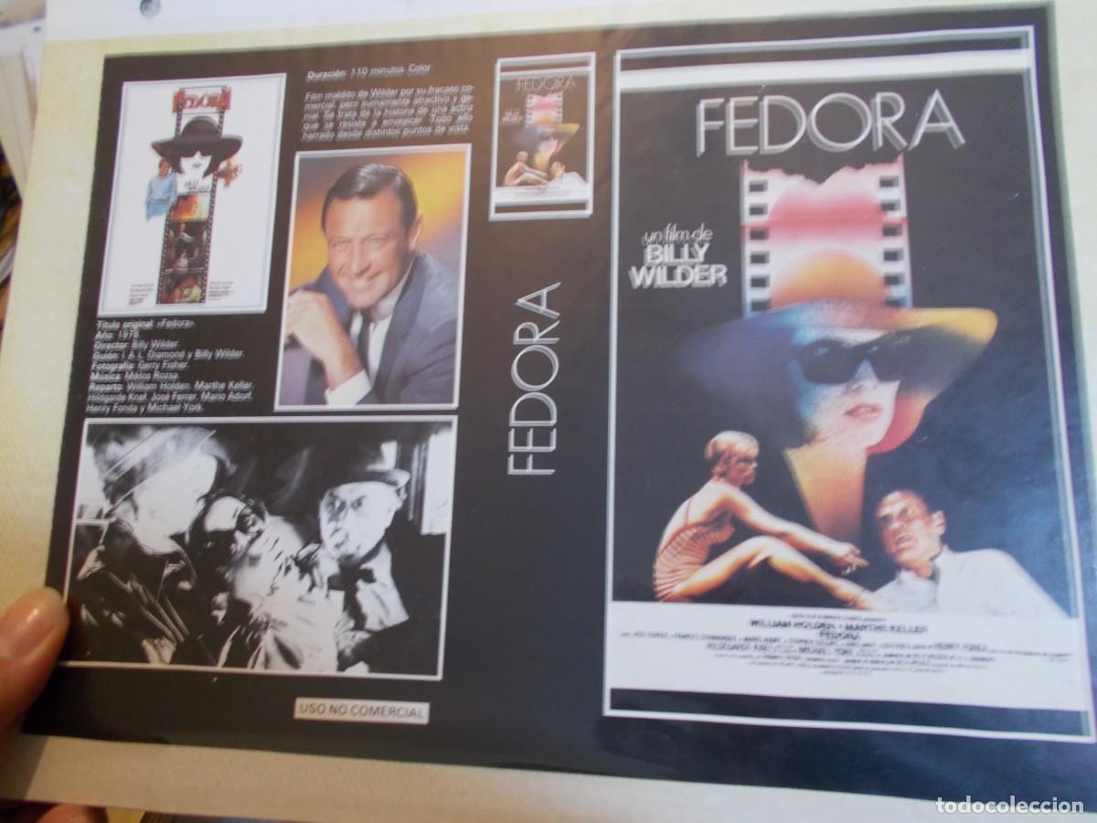 Cinema: FEDORA ,SOLO CARATULA CARATULA COMERCIAL MAS FOLIO