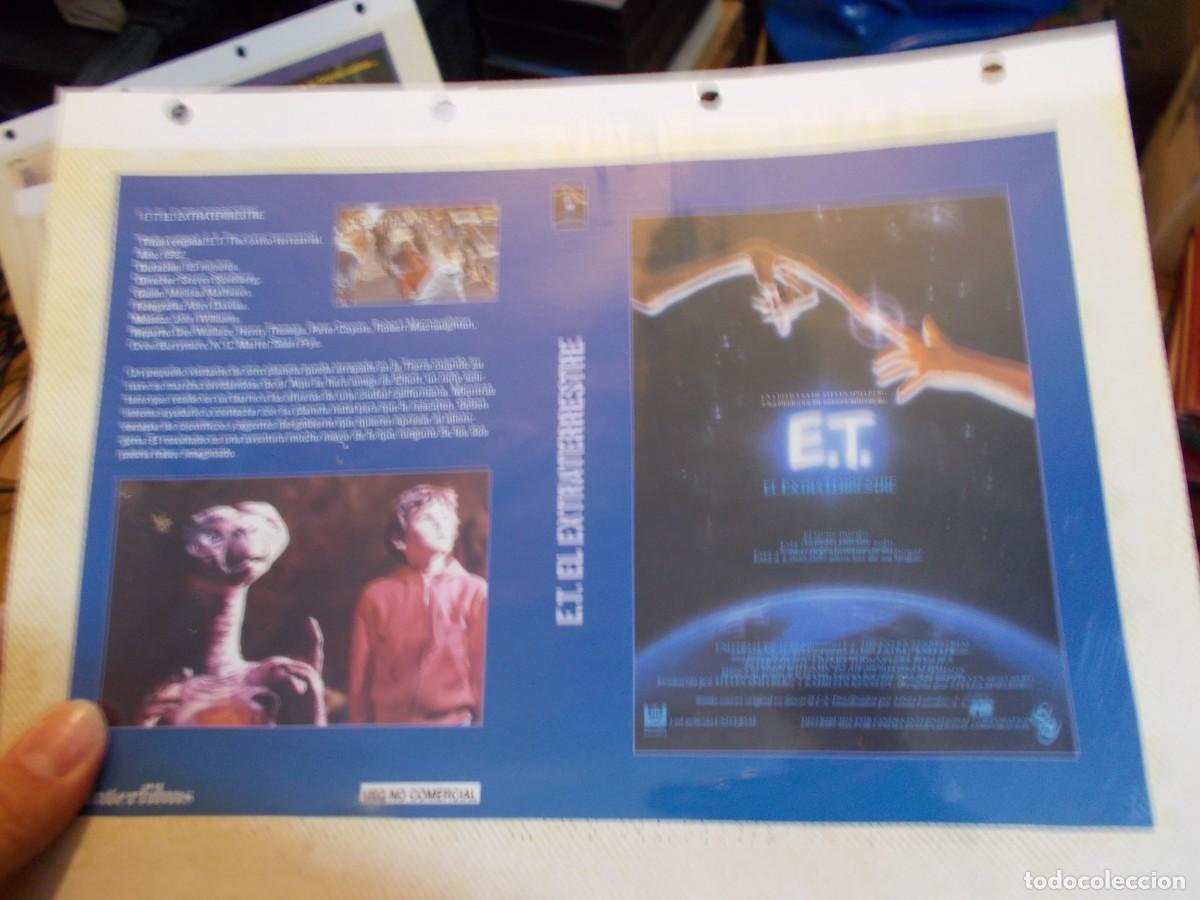Cinema: E. T . ,SOLO CARATULA CARATULA COMERCIAL MAS FOLIO