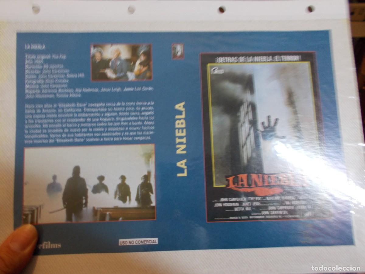 Cinema: LA NIEBLA ,SOLO CARATULA CARATULA COMERCIAL MAS FOLIO