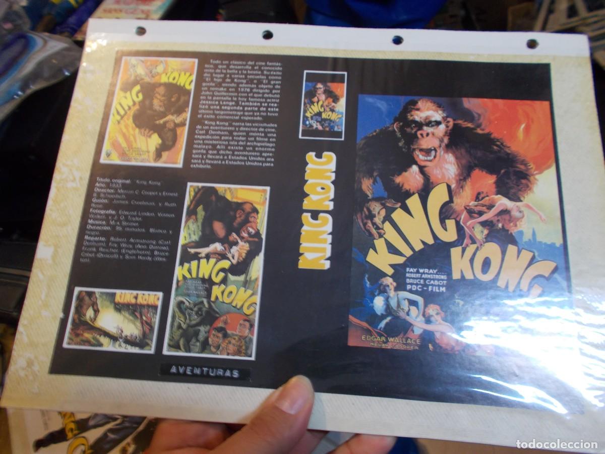 Cine: KING KONG ,SOLO CARATULA CARATULA COMERCIAL MAS FOLIO