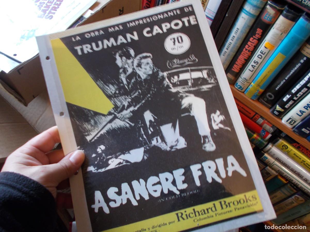 Cin&eacute;ma: A SANGRE FRIA ,SOLO FOLIO PUBLICITARIO