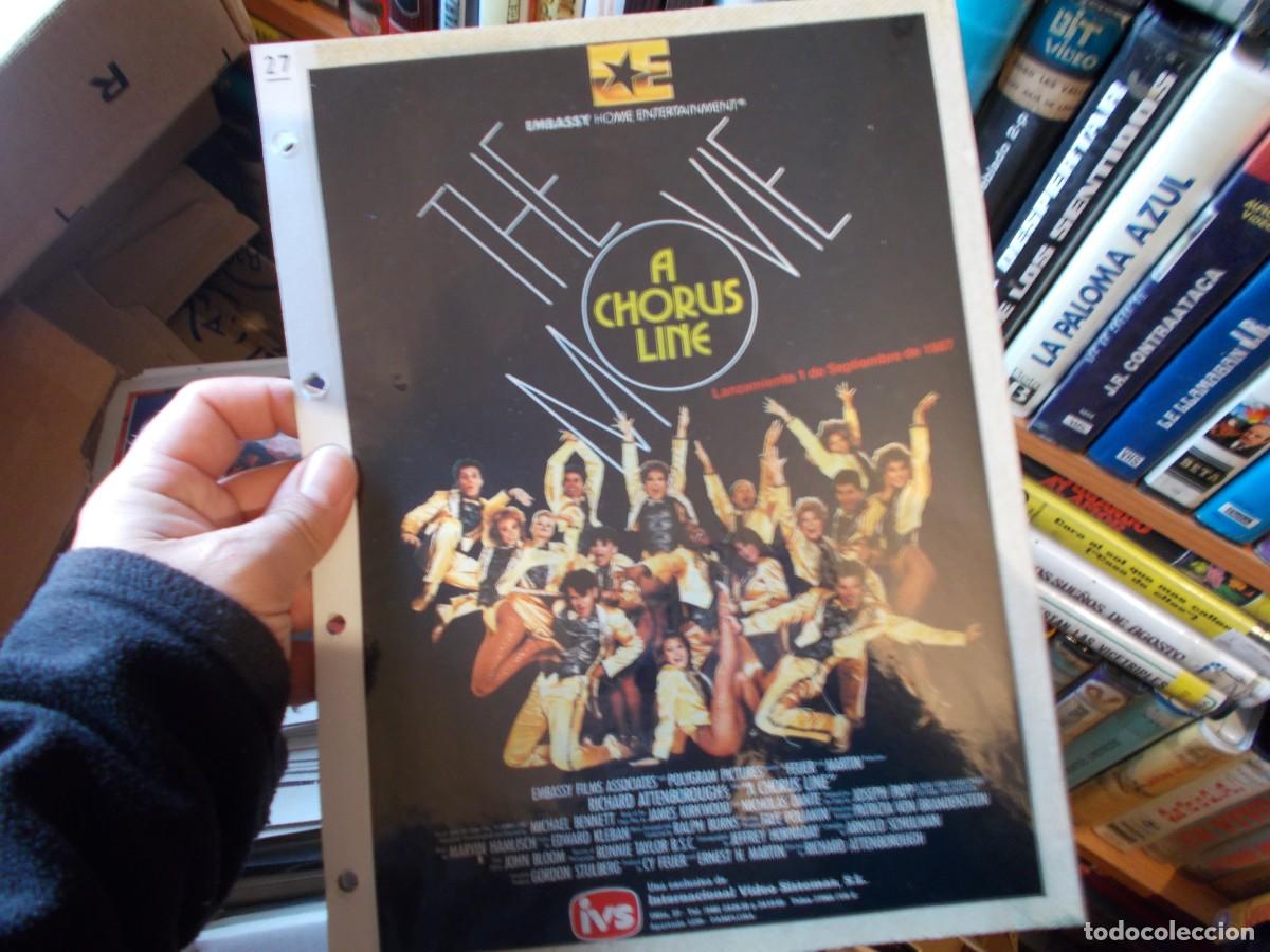 Cin&eacute;ma: A CHORUS LINE ,SOLO FOLIO PUBLICITARIO