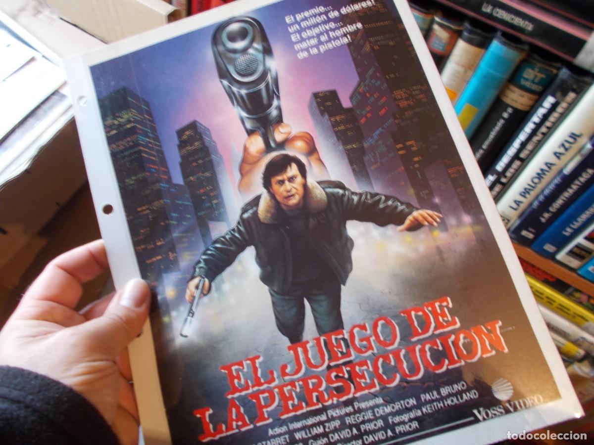 Cin&eacute;ma: EL JUEGO DE LA PERSECUCION ,SOLO FOLIO PUBLICITARIO