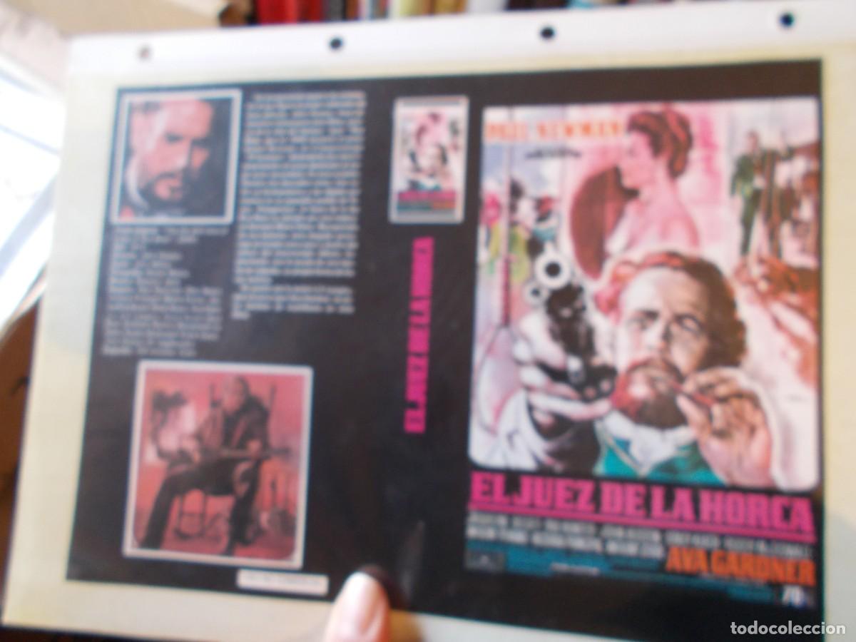 Cin&eacute;ma: EL JUEZ DE LA HORCA ,SOLO FOLIO PUBLICITARIO Y CARATULA COMERCIAL A&Ntilde;OS 80 90