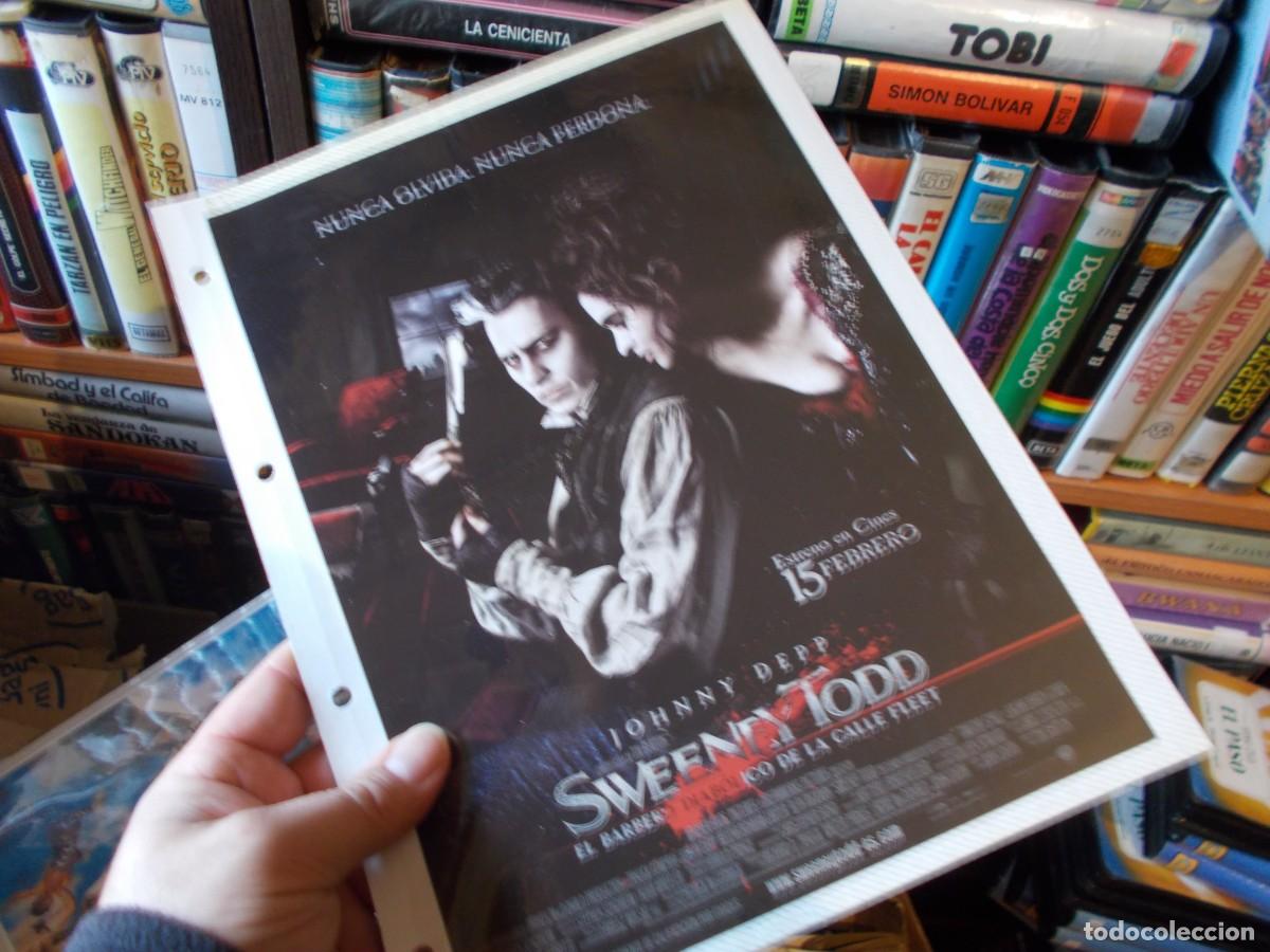 Cinema: SWEENEY TODD ,SOLO FOLIO PUBLICITARIO