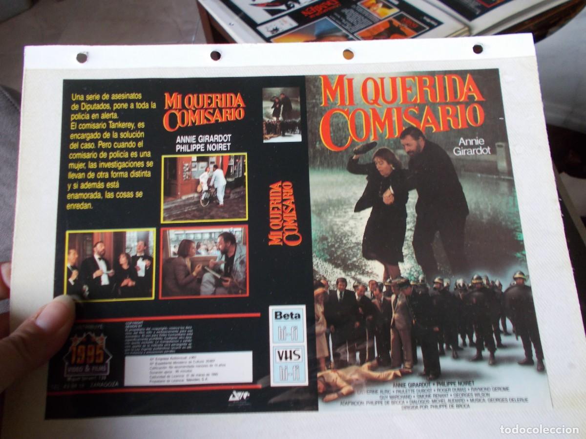Cinema: MI QUERIDA COMISARIO ,,CARATULA ORIGINAL SOLO CARATULA