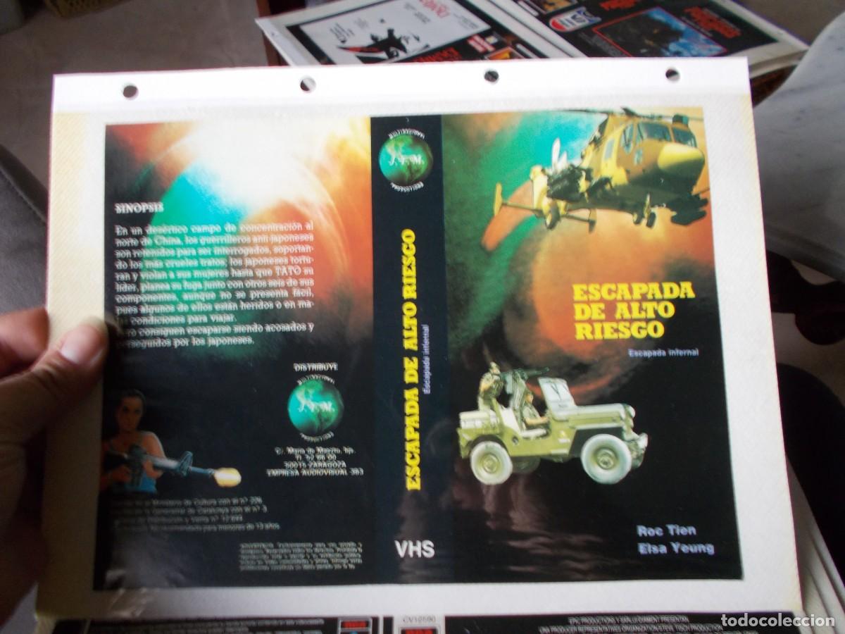 Cinema: ESCAPADA DE ALTO RIESGO ,,CARATULA ORIGINAL SOLO CARATULA