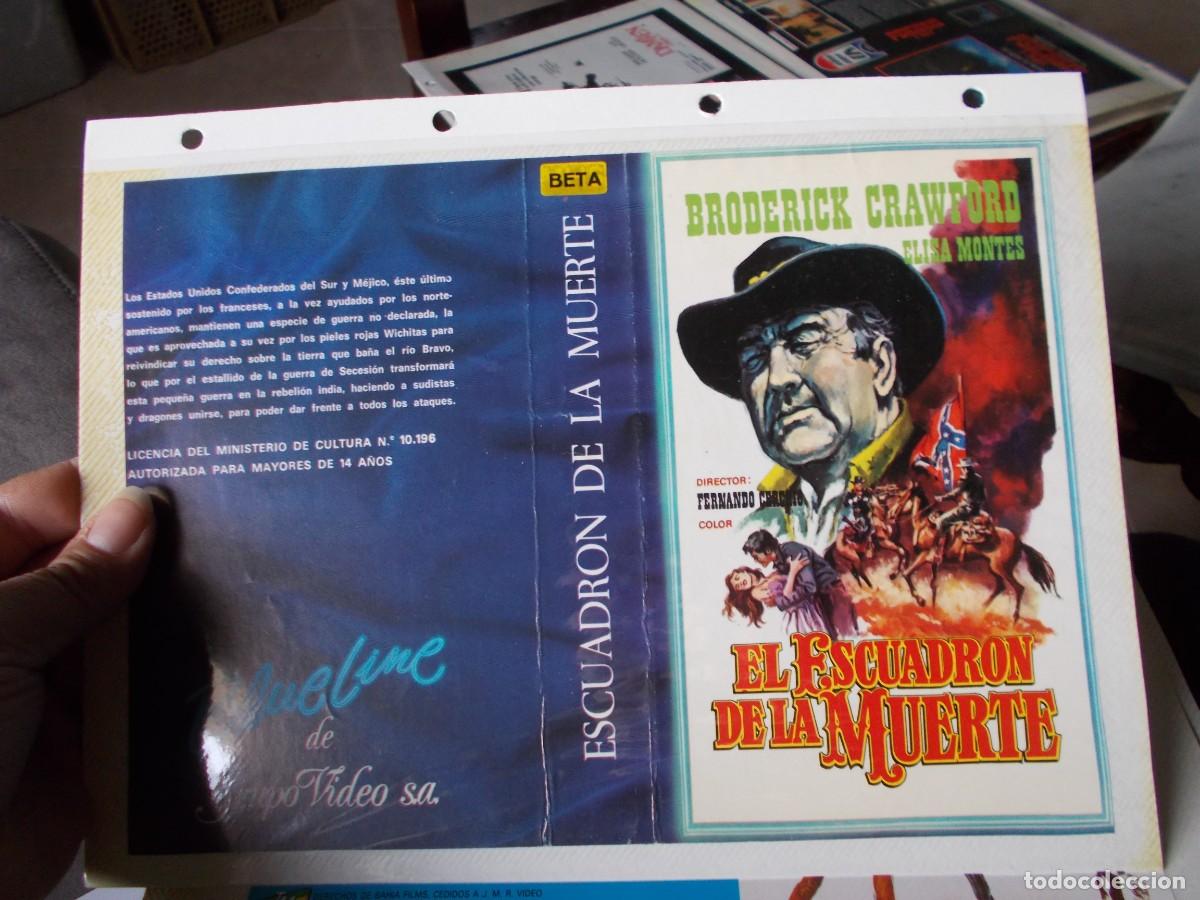 Cinema: EL ESCUADRON DE LA MUERTE ,,CARATULA ORIGINAL SOLO CARATULA