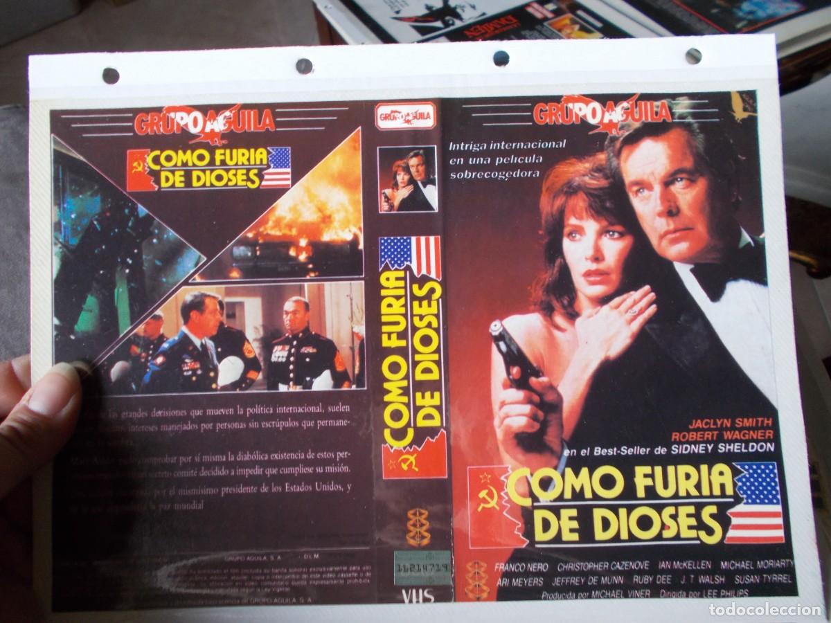 Cin&eacute;ma: COMO FURIA DE DIOSES ,,CARATULA ORIGINAL SOLO CARATULA