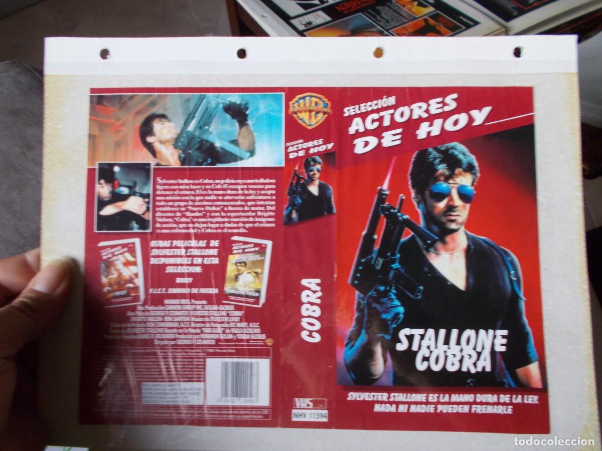 Cin&eacute;ma: COBRA ,,CARATULA ORIGINAL SOLO CARATULA