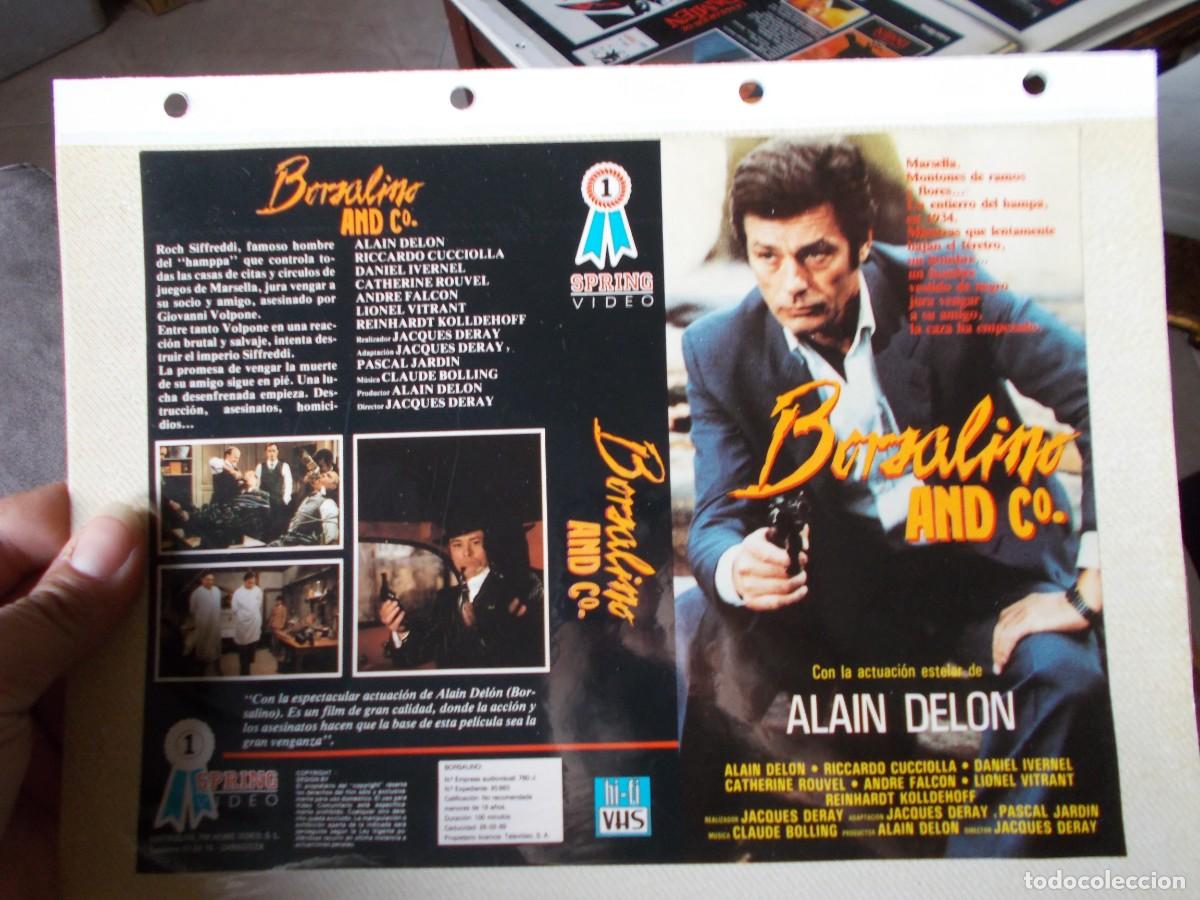 Cin&eacute;ma: BORSALINO AND C&ordm; ,,CARATULA ORIGINAL SOLO CARATULA