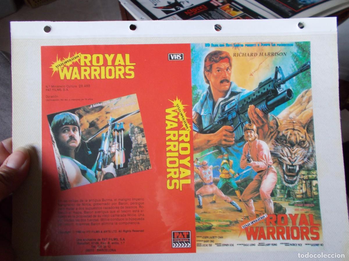 Cin&eacute;ma: ROYAL WARRIORS ,,CARATULA ORIGINAL SOLO CARATULA
