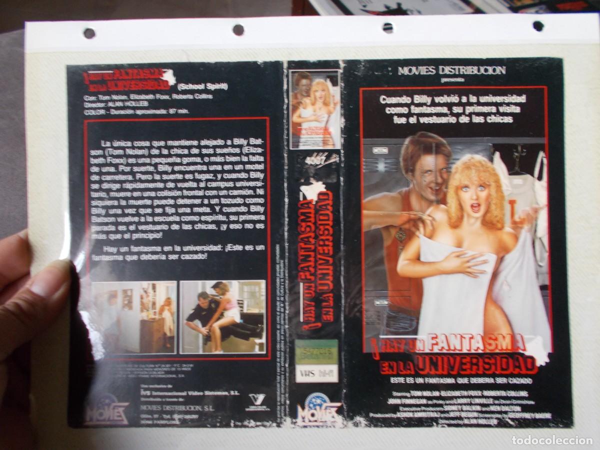 Cin&eacute;ma: HAY UN FANTASMA EN LA UNIVERSIDAD ,,CARATULA ORIGINAL SOLO CARATULA