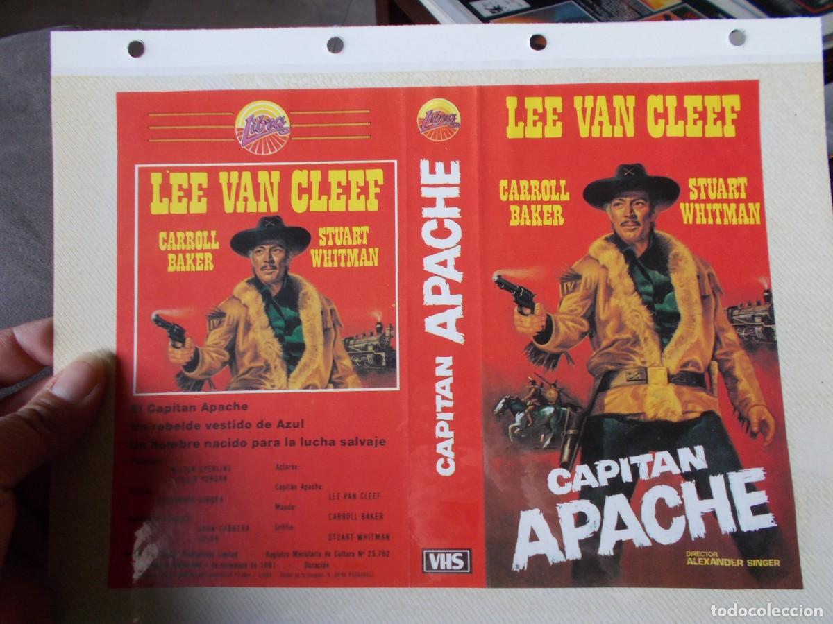 Cin&eacute;ma: CAPITAN APACHE ,,CARATULA ORIGINAL SOLO CARATULA