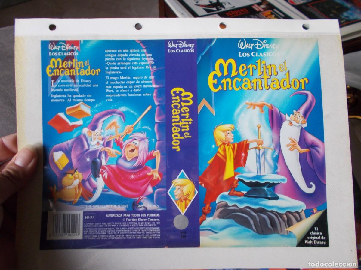 Cin&eacute;ma: MERLIN EL ENCANTADOR ,,CARATULA ORIGINAL SOLO CARATULA